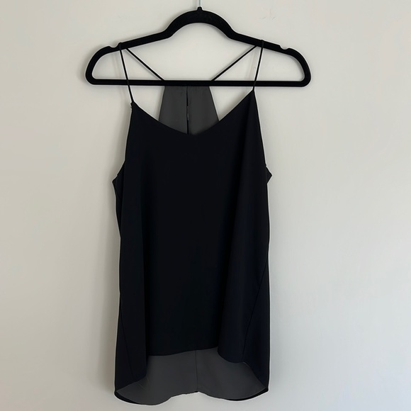 Tops - Two Toned Black and Gray Tank Top